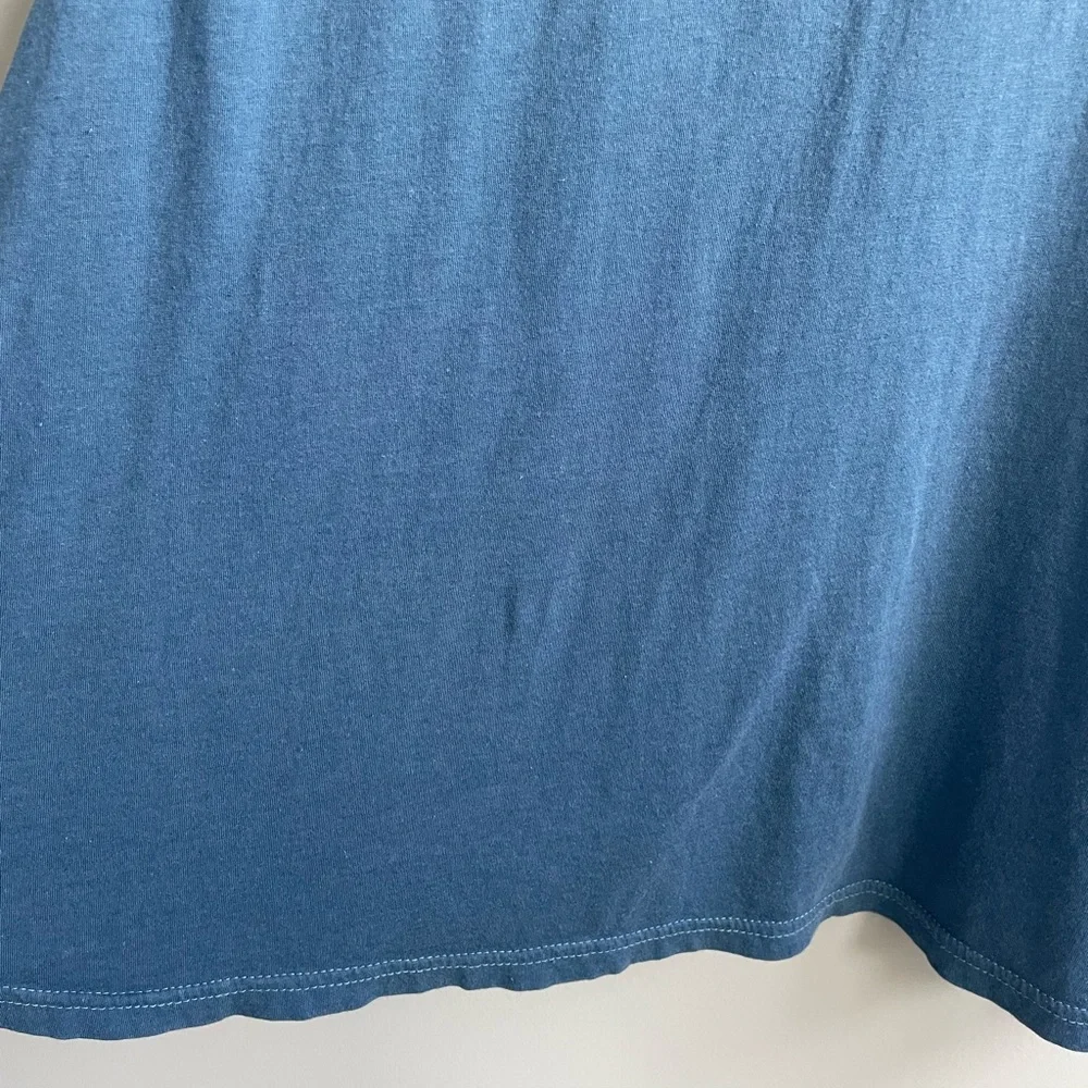 NATURAL LIFE Blue Solid Ombre Mini Dress